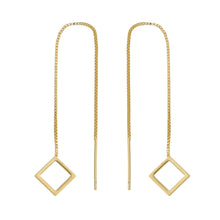 Load image into Gallery viewer, SE791 Square   &quot;thread&quot; Earrings