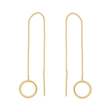 Load image into Gallery viewer, SE793 Circle &quot;thread&quot; Earrings