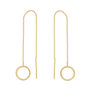 SE793 Circle "thread" Earrings