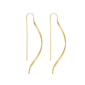 SE794A Wavy "thread" Earrings