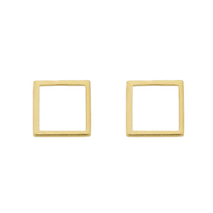 SE796C "large size square" Stud Earrings