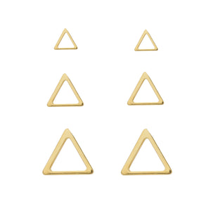SE797A "Triangle stud" Earrings