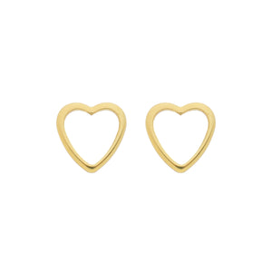 SE798A "Heart shape" stud Earrings