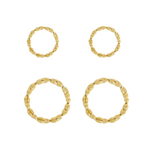 SE801B 18k Gold Plated Earrings
