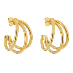 SE803B 18K Gold Plated "large" Hoops