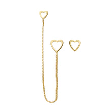 Load image into Gallery viewer, SE808 18K Gold Plated Hearts in a chain