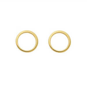 SE819C "Large" Circle Shape Stud Earrings