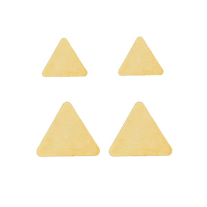 SE820B "Triangle shape" Stud Earrings