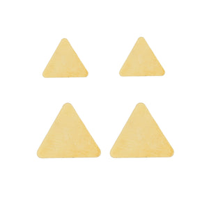 SE820B "Triangle shape" Stud Earrings