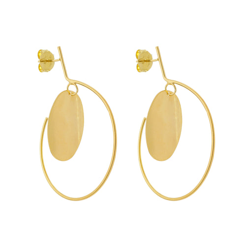 SE828 18K Gold Plated Earrings