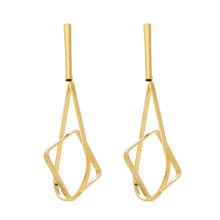 Load image into Gallery viewer, SE831 Geometric &quot;Tear drop &amp; Square &quot;drop Earrings
