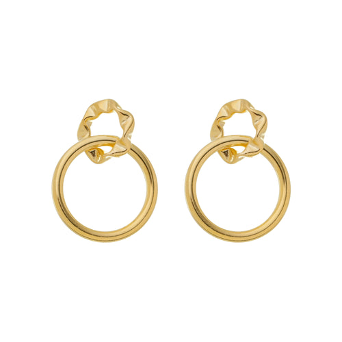 SE840 18K Gold Plated  Earrings