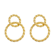 Load image into Gallery viewer, SE842 18K Gold Plated Earrings
