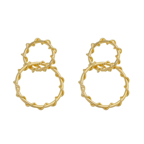 SE843 18K Gold Plated Earrings