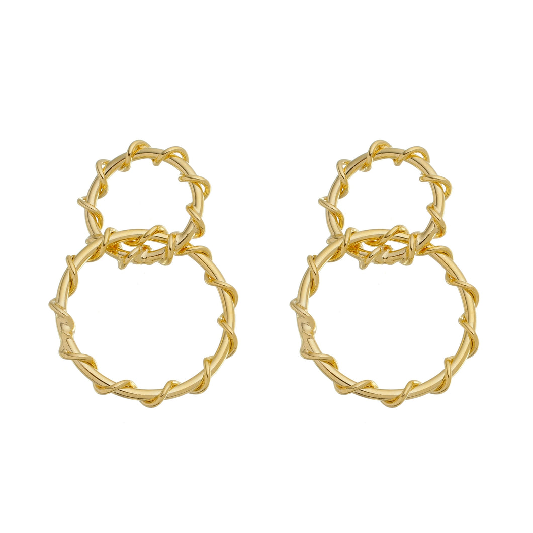 SE843 18K Gold Plated Earrings