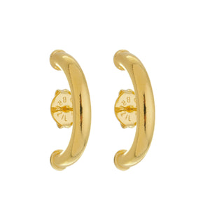 SE845A 18K Gold Plated "half moon" Earrings