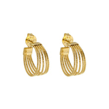 Load image into Gallery viewer, SE849 18K Gold Plated Hoop