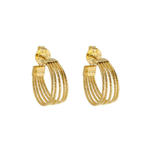 SE849 18K Gold Plated Hoop