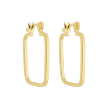 Load image into Gallery viewer, SE854 Square 18K Gold Plated Earring