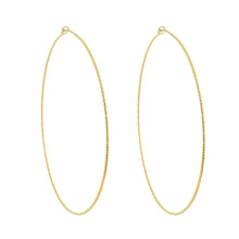 Load image into Gallery viewer, SE858LG 18K Gold Plated Hoops