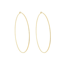 Load image into Gallery viewer, SE858MD 18K gold Plated Hoops