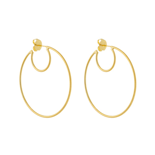 SE865 18K Gold Plated Hoop