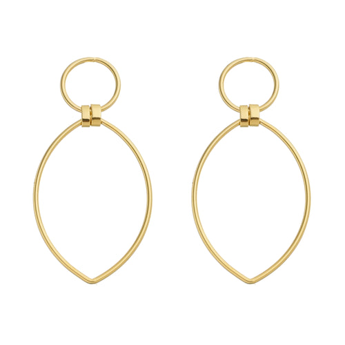 SE874 18K Gold Plated geometric Earrings