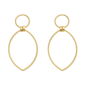 SE874 18K Gold Plated geometric Earrings
