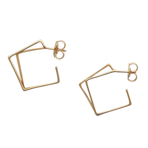 SE896 "double square" Earrings