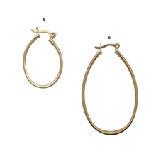 Load image into Gallery viewer, SE906A &quot;double oval&quot; Hoops Earrings
