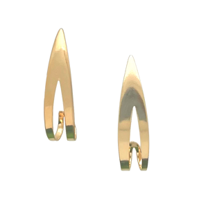 SE914  18K Gold Plated Earrings "snails"