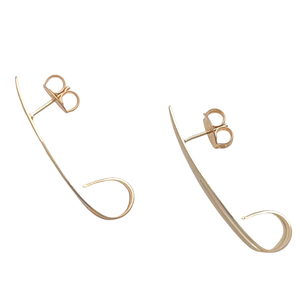 SE914  18K Gold Plated Earrings "snails"