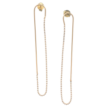 Load image into Gallery viewer, SE919 18K Gold Plated Earrings with chain link design