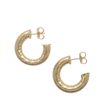 Load image into Gallery viewer, SE923A 18K Gold Plated Hoops