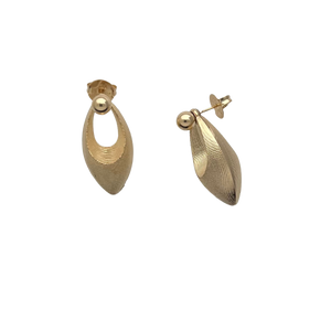 SE926 18K Gold Plated "cone shape" Earrings