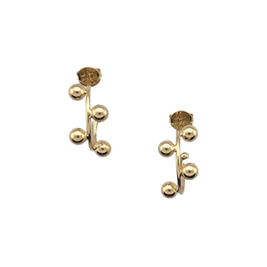 SE932 18K Gold Plated Hoops
