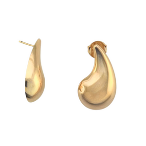 SE964 18K Gold Plated teardrop Earrings