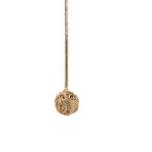 Load image into Gallery viewer, SE981 18K Gold Plated wrapped wire ball Earrings