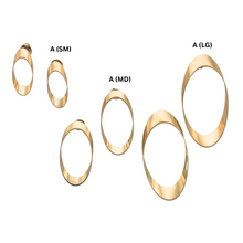 Load image into Gallery viewer, SE999A(LG) 18K Gold Plated shinny large Earrings