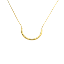 Load image into Gallery viewer, SN413A 16&#39;&#39; Half Circle 18 K Gold Plated Necklace