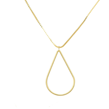 Load image into Gallery viewer, SN413B 18K Gold Plated &quot;Tear Drop&quot; Necklace