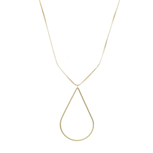 Load image into Gallery viewer, SN415B &quot;Tear Drop&quot; 18K Gold Plated Necklace