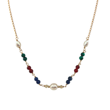 Load image into Gallery viewer, SN432B Assorted Semi Precious Stones Necklace