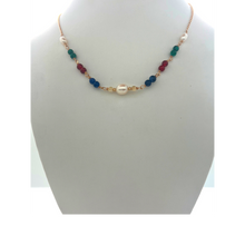 Load image into Gallery viewer, SN432B Assorted Semi Precious Stones Necklace
