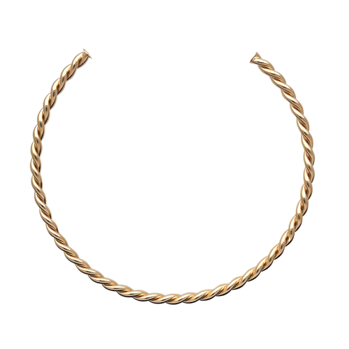 SN439 18K Gold Plated Choker