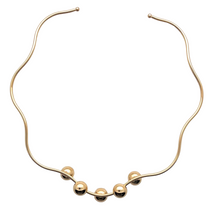 Load image into Gallery viewer, SN441 18K Gold plated Wavy Choker