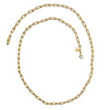 Load image into Gallery viewer, SN447C 22&#39;&#39;  small links 18K Gold Plated Chain