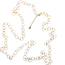 Load image into Gallery viewer, SN448 52&#39;&#39; Circles 18K Gold Plated Chain