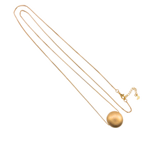 Load image into Gallery viewer, SN452 36&quot; 18K Gold Plated (23mm ball) chain