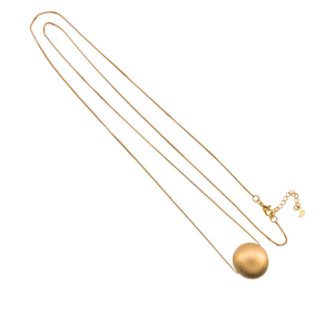 SN452 36" 18K Gold Plated (23mm ball) chain